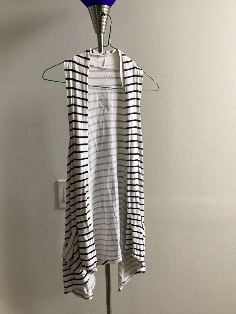 Striped vest